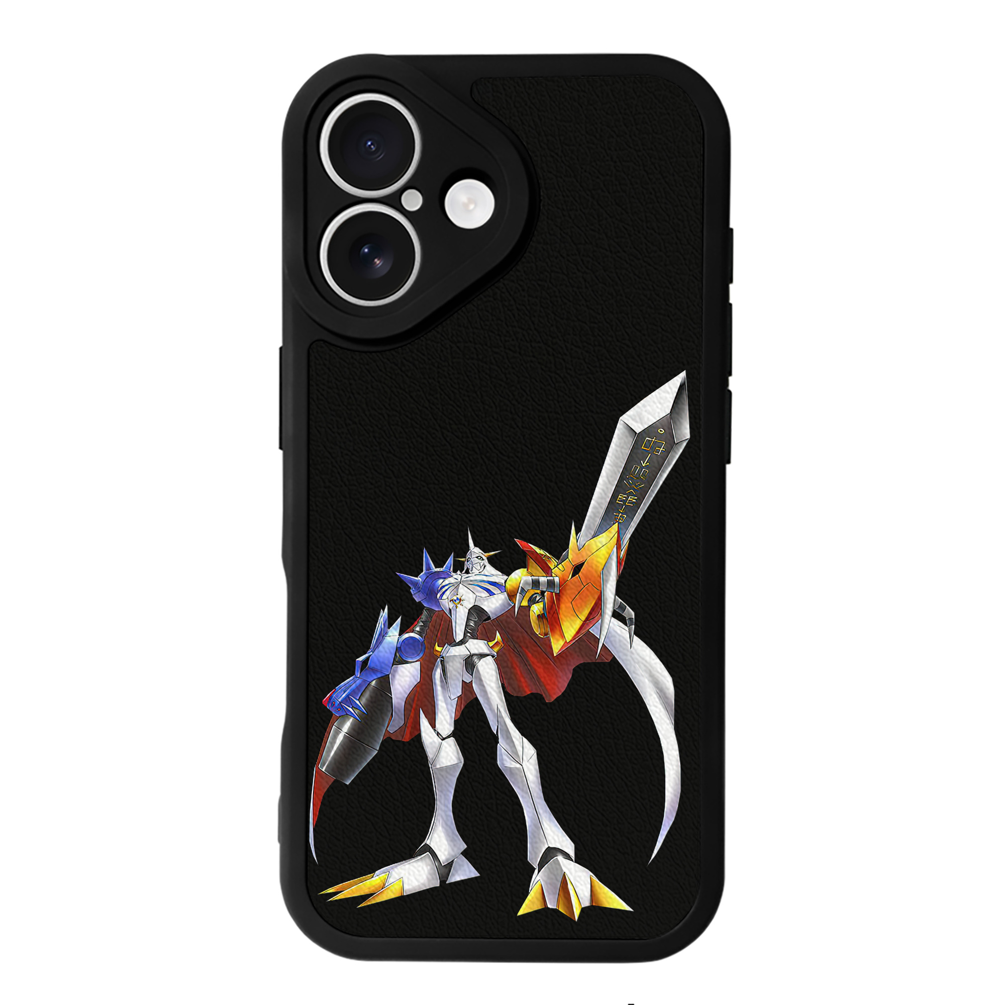 （画像用） Digimon デジタルモンスター/デジモン 【iPhone 16シリーズ対応】シリコンスマホケース（レザー調） 材質：シリコン